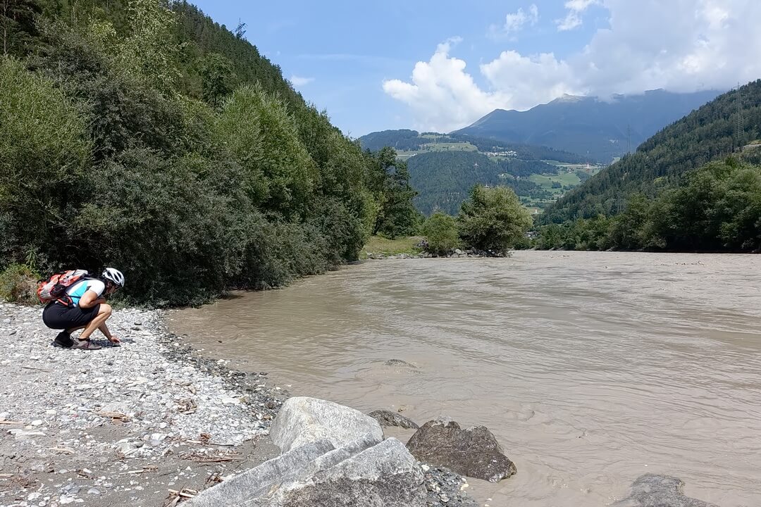 Am Innufer bei Prutz
