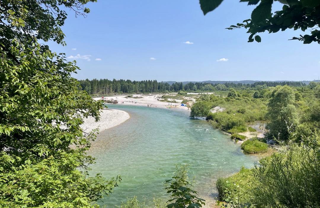 Isarschleife bei Geretsried