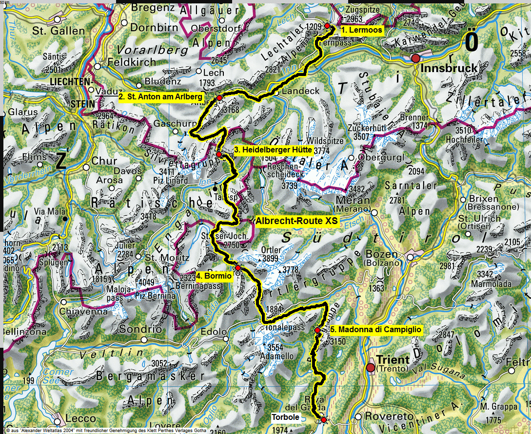 map albrecht route XS map albrecht route XS perthes