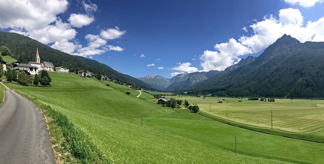 Pfitschtal bei Kematen – nun wieder gemeinsame Strecke mit der Tour 04 übers Pfitscher Joch