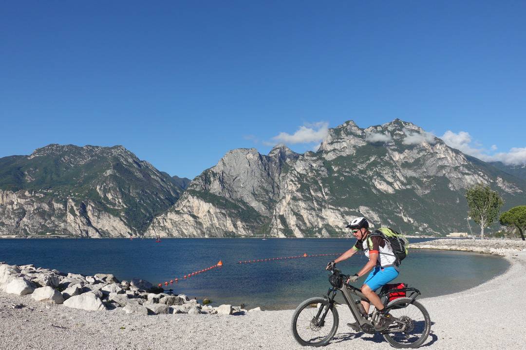 Am Ziel in Torbole