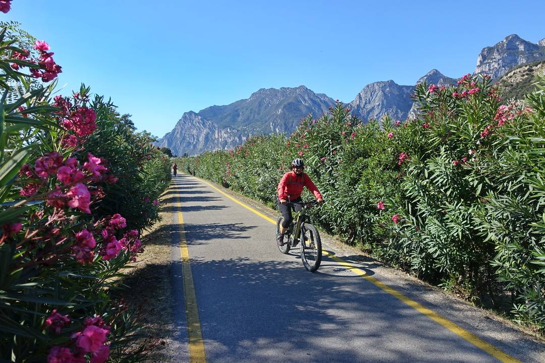 Radweg kurz vor Torbole
