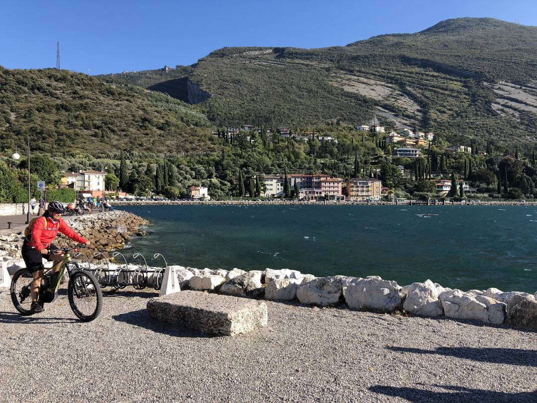 Am Ziel in Torbole Geschafft: am Ziel in Torbole
