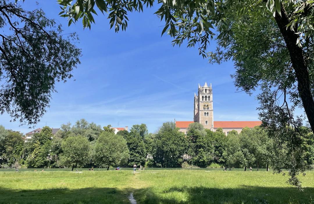 München an der Isar An der Isar im Herzen der Großstadt