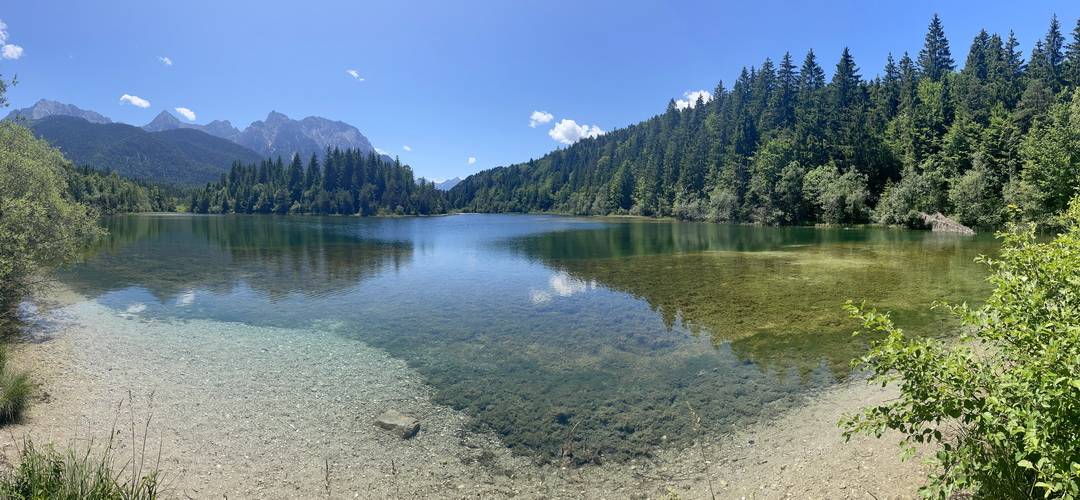 Isarstausee Isarstausee bei Krün