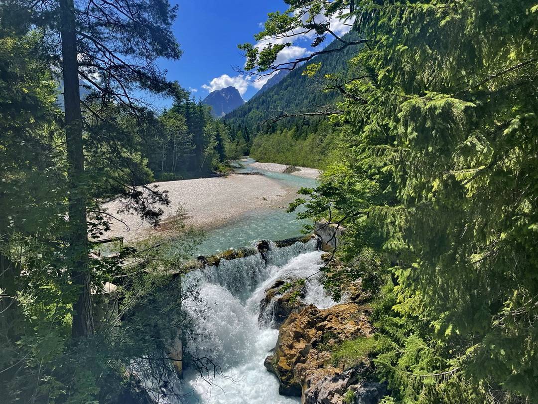 Geisterklamm Leutascher Ache: Beginn der Geisterklamm, die bis nach Mittenwald verläuft