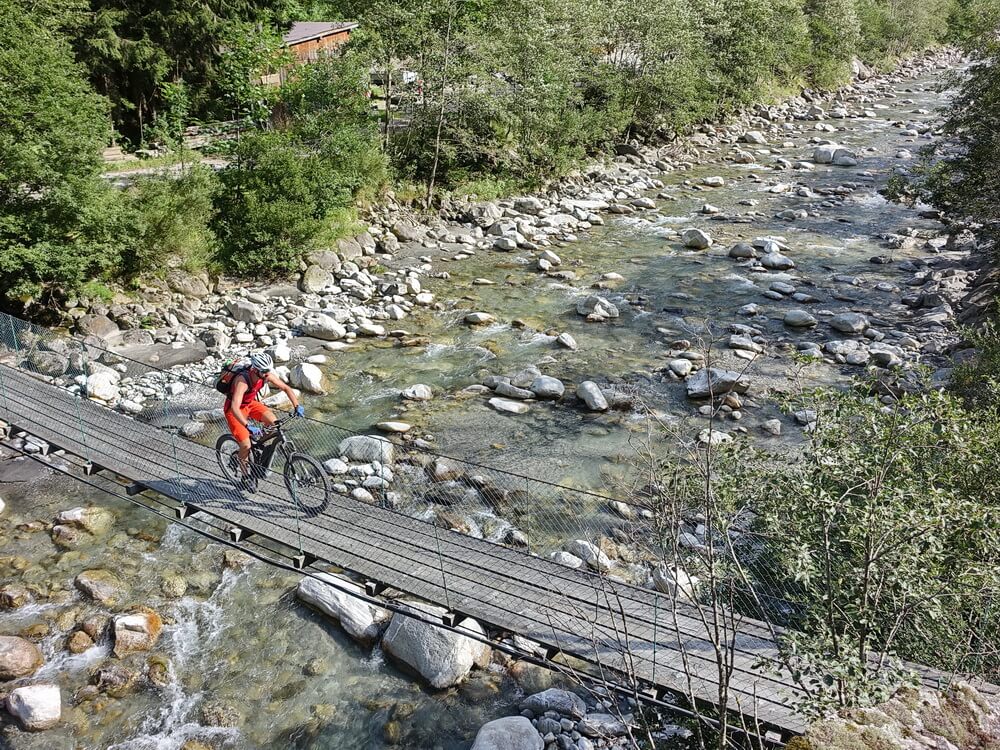Hängebrücke bei Ginzling