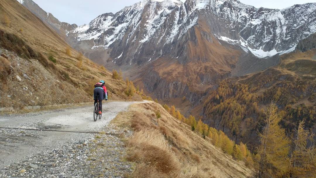 Abfahrt vom Pfitscher Joch Franziska Stolz bei der Abfahrt vom Pfitscher Joch - Foto: Holger Schaarschmidt