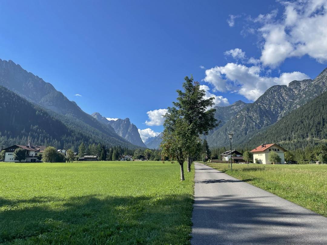 Dolomiten Radweg bei Toblach Dolomiten Radweg bei Toblach