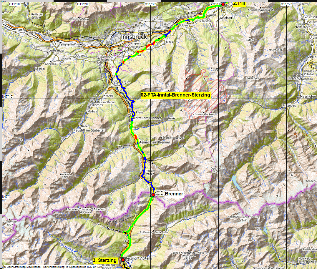 02 map Fruehlings Transalp in 3 Tagen 02 map Fruehlings Transalp in 3 Tagen
