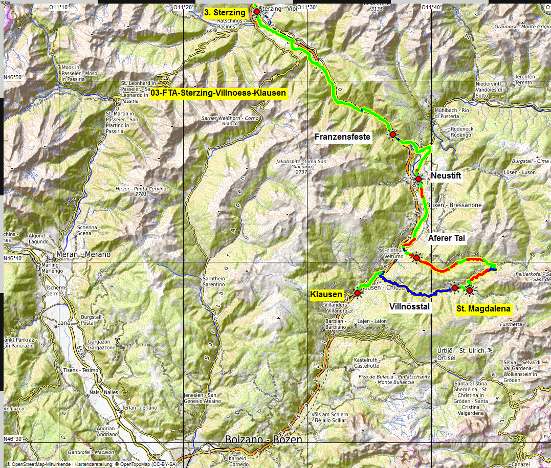03 map Fruehlings Transalp in 3 Tagen 03 map Fruehlings Transalp in 3 Tagen