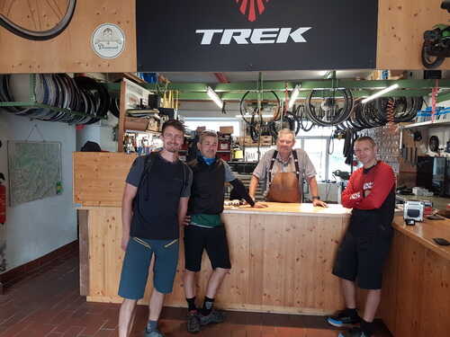 Am Start in Oberstdorf