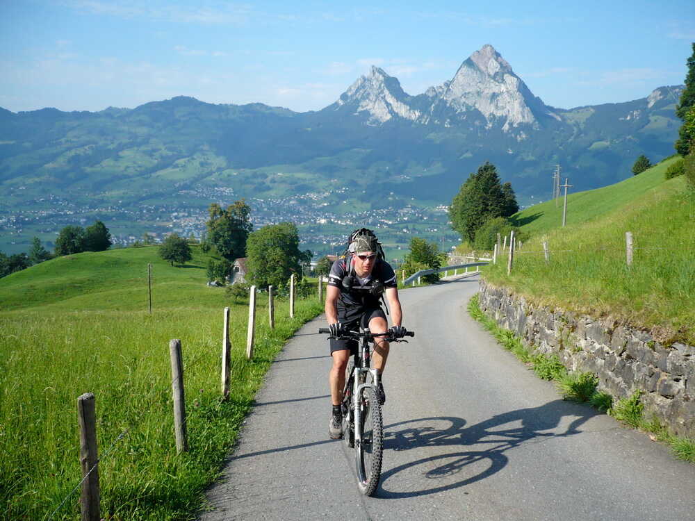 Auffahrt zum Schwyzer Höchi