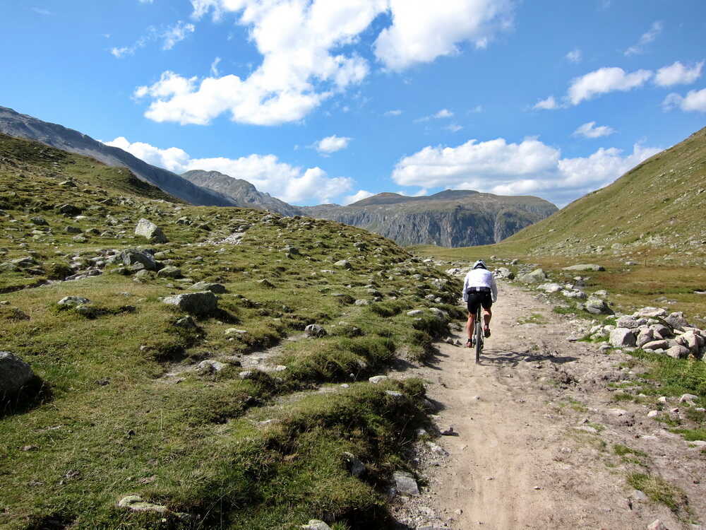 Plateau in Richtung Schlinigpass