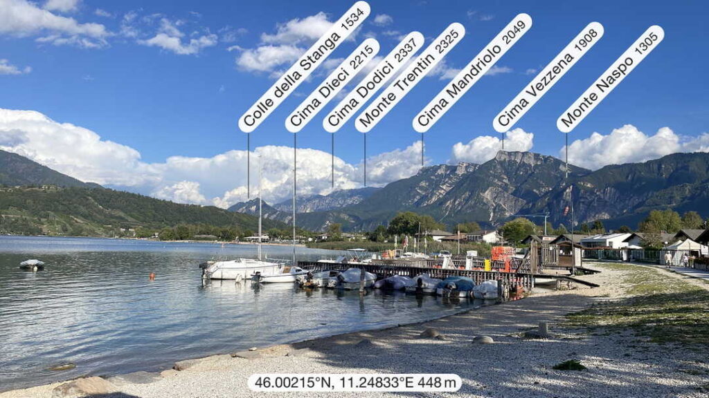 Val Sugana: Blick vom Lago di Caldonazzo